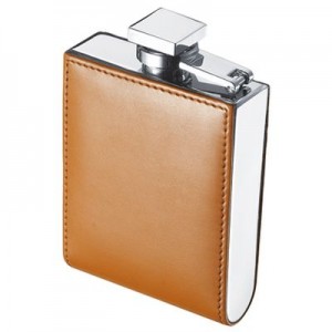 FIASCHETTA PU MARRONE 180 ML