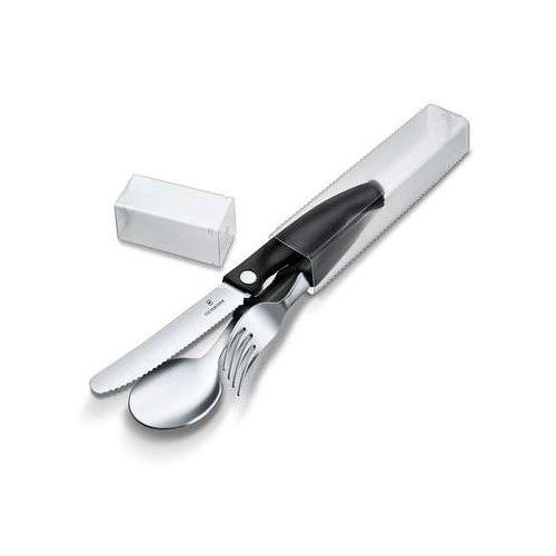 SWISS CLASSIC SET 3 POSATE NERO