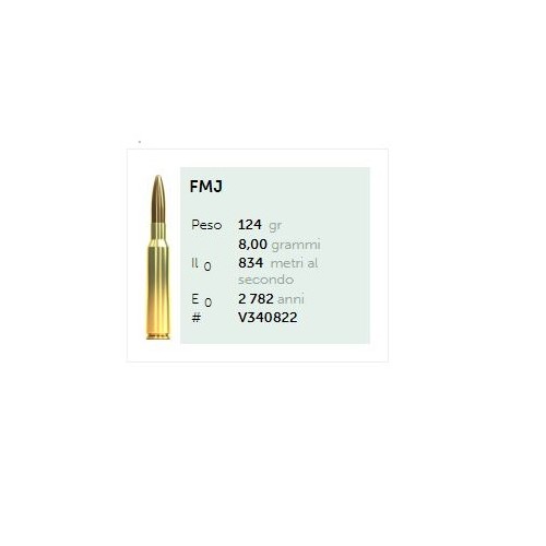 S&B 6.5X55 SE GRS.140 FMJ (PZ.50)