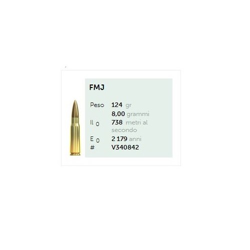 S&B 7,62X39 GRS.123 FMJ (PZ.50)