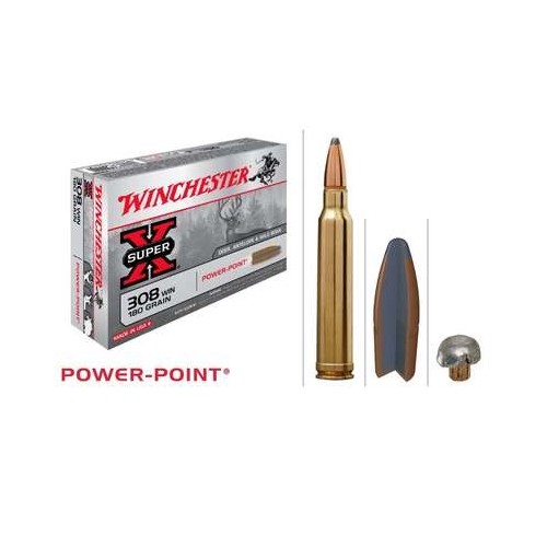 WINCH. CAL 308 W POWER POINT 150 grs.