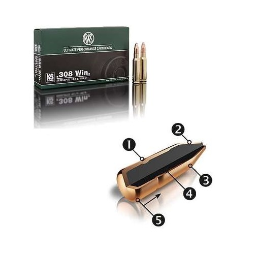 RWS 308 WIN. 150 GRS. KS  CONE POINT