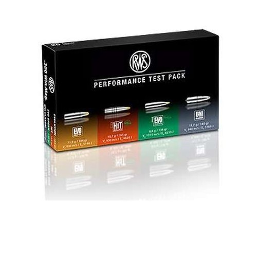 RWS PERFORMANCE TEST PACK CAL.308 WIN.