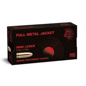 GECO 9 LUGER 124 GRS RN/FMJ