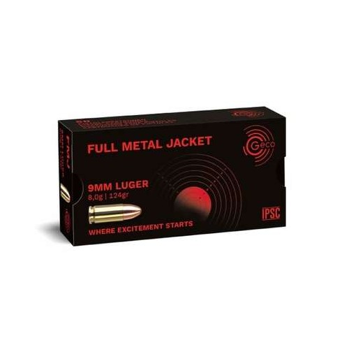 GECO 9 LUGER 124 GRS RN/FMJ