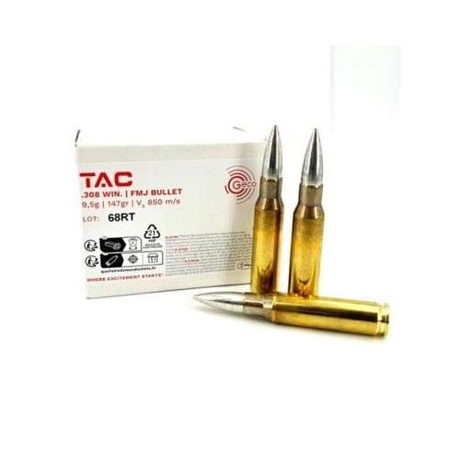 RWS-GECO TAC 308 WIN 147 GR. FMJ