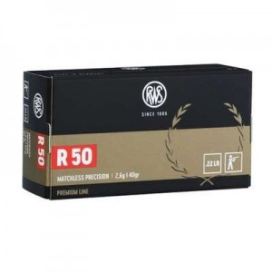 RWS R50 CAL.22 LR 40 GRS.