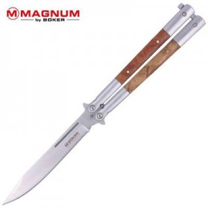 BOKER MAGNUM BALISONG WOOD...