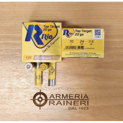 RIO TOP TARGET T.3 CAL.20 GR. 24 PB....